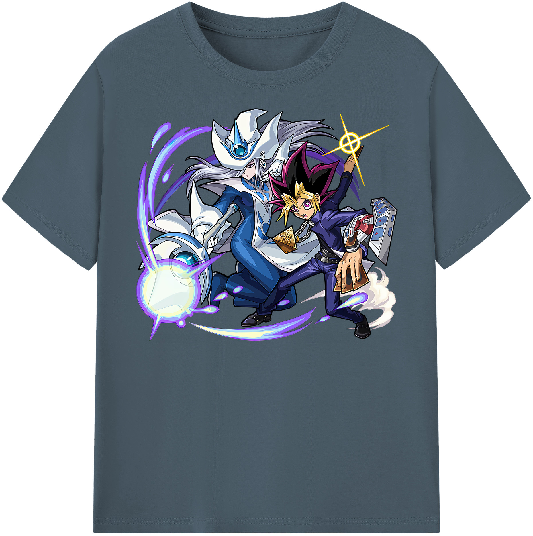 （画像用） 遊☆戯☆王 Yu-Gi-Oh! 綿100％半袖Tシャツ（フロントプリント）